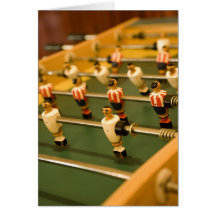 Foosball Greeting Cards