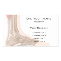 Foot anatomy Business Card