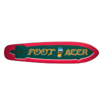 FOOT BEER FOOT BEER-It's Dirigible Good! Custom Skate Board