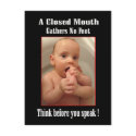 Foot in Mouth - Funny sayings postcards