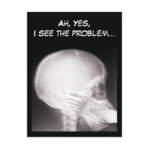 Foot in Mouth X-Ray Post Card