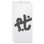 Foot of the cross rack cards