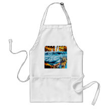 Foot on Glacier & Slogan Apron