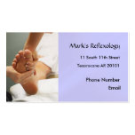 Foot Reflexology Photo business card