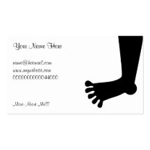 Foot, Your Name Here, Business Cards
