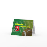 Football #1 Dad Happy Father's Day Card