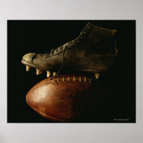 Football and Cleat Print