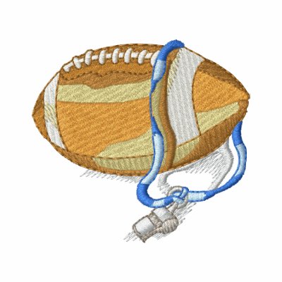 Football and Whistle Embroidered Polo Shirt Football and Whistle Embroidered Polo Shirt