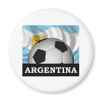 Football Argentina Refrigerator Magnet