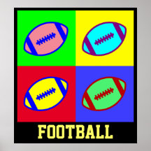 Football Art Posters