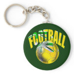 Football Australia with Socceroos ball artwork Keychain