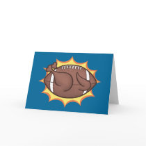 Football Barbecue Card