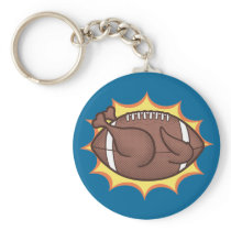 Football Barbecue Keychains