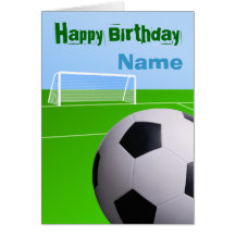 Football Birthday Card