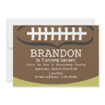 Football Birthday Party Invitation