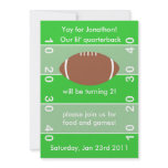 Football Birthday Party Invitation