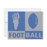 football bizarre icon custom invitations