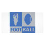 football bizarre icon personalized photo card