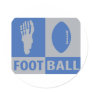 football bizarre icon round stickers