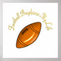 Football Brightens My Life posters
