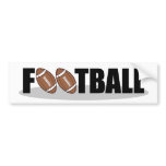 Football bumper sticker bumper stickers