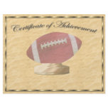 Football Certificate of Achievement flyers