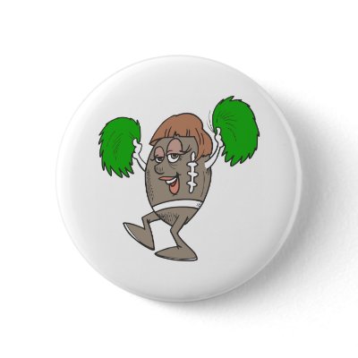 football cheerleader pinback buttons by shopaholicchick