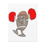football cheerleader postcards