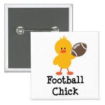 Football Chick Button