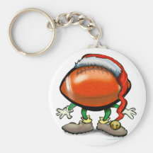 Football Christmas Keychains