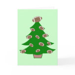 Football Christmas Tree cards