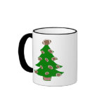 Football Christmas Tree mugs
