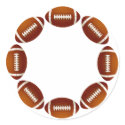 FOOTBALL CIRCLE DESIGN stickers