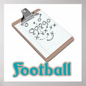 Football Clip Board posters