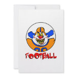 Football Clown invitations
