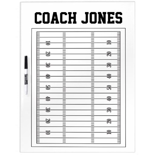 Football Coach Dry Erase Board Zazzle