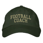 Football Coach embroidered hats