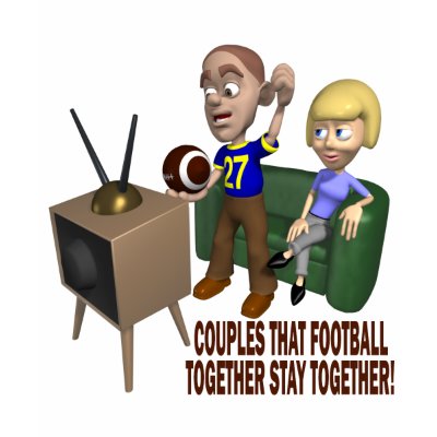 Football Couple T-shirts