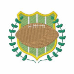 Football Crest embroidered shirts