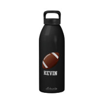 Football Custom Water Bottle