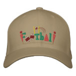 Football embroidered hats