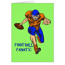 FOOTBALL FANATIC GREETING CARDS