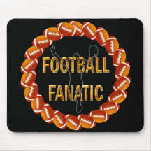 FOOTBALL FANATIC MOUSE PAD