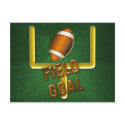 Football Field Goal postcards