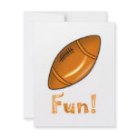 Football Fun invitations