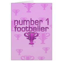 Football Gifts for Her: Number 1 Footballer Cards