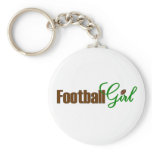 Football Girl Key Chain