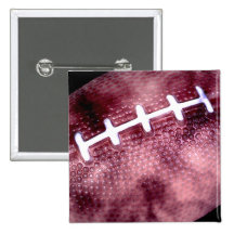 Football Grunge Style Buttons