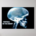 Football Head (x-ray) posters