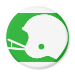 football helmet logo refrigerator magnet